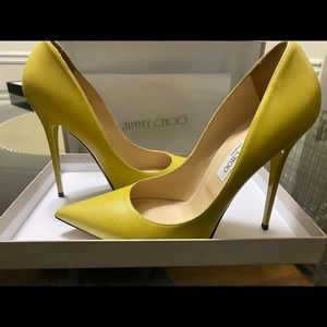 Sz 42 Jimmy Choo Yellow Pump